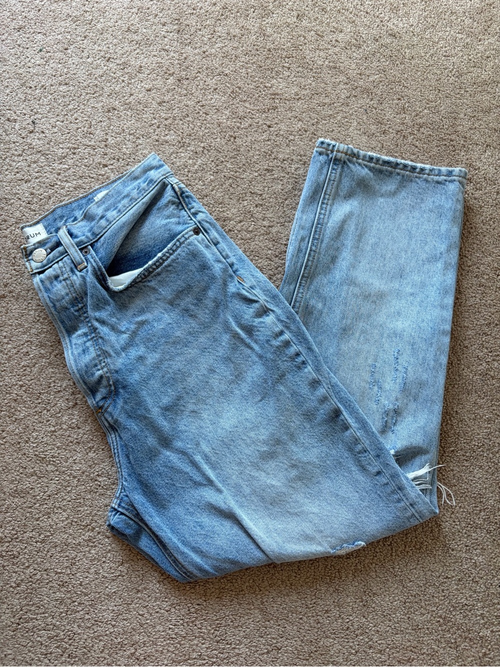 🦋 DENIM FORUM - 100% Organic Cotton - Size 29 - Joni High Rise Loose - 26L